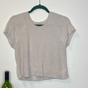 Short sleeve ribbed top, L.A. Hearts Medium